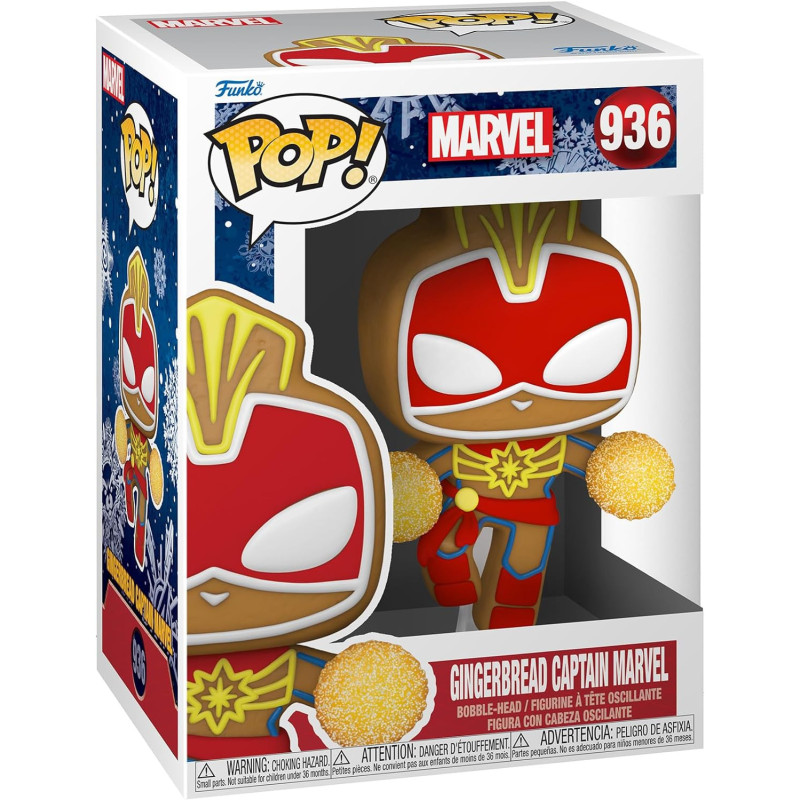 Funko Pop Marvel: Holiday- Captain Marvel
