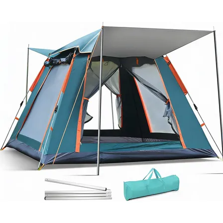 Tienda Casa Campaña Grandes Para Acampar 4-6persona215x215cm