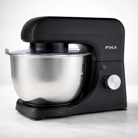 Batidora De Pedestal Planetaria Amasadora Fika 380w 4lt 8 Velocidades Color Negro 60hz