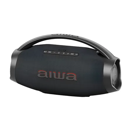Bocina Portatil Bluetooth Aiwa Boombox Ipx6 Con Tws 130w Aw-h51bt Negro