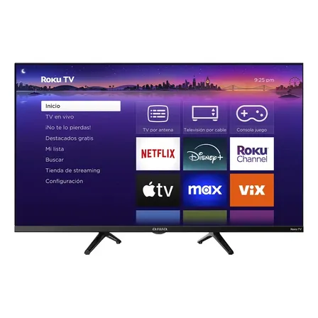 Pantalla Smart Tv 32 Roku Aiwa Dled Hd, 720p, 3 Hdmi, Wifi