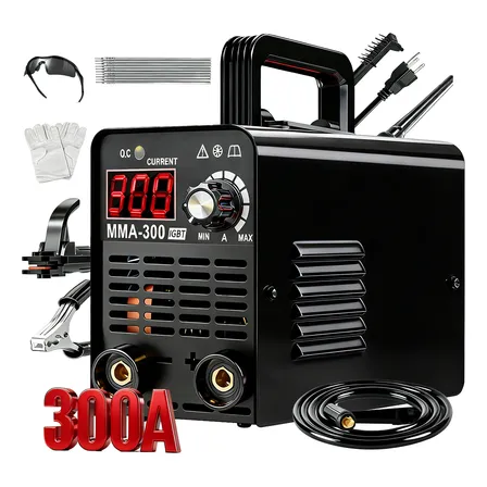 Mini Soldadora Inverter Máquina Soldar Portátil 110v Mma300a