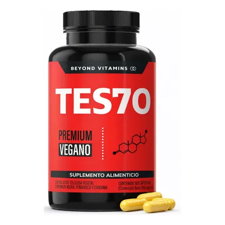 Testo Vitaminas Hombres | Maca Negra Peruana, Fenogreco, Creatina, Arginina, Cúrcuma (curcumina), Zinc Y Más | Precursor Natural | Testosterona – Testosterone – 180 Cápsula Sin Sabor