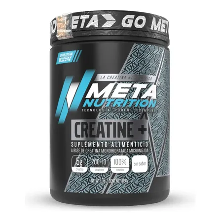 Creatina Meta Nutrition Monohidratada 1050 Gr 210 Servicios Sabor Sin Sabor