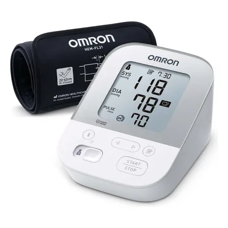 Omron X4 Baumanómetro Digital En Brazo Con Bluetooth Blanco
