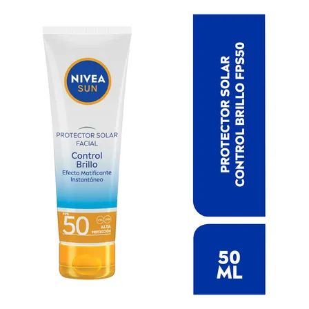 Protector Solar Control Brillo Sun Facial 50ml Nivea