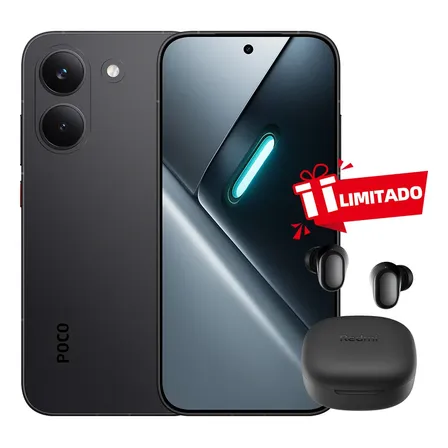 Xiaomi Poco X8 Pro Dual Sim 512 Gb Negro 12 Gb Ram 6.59» Amoled Dimensity 8500-ultra 50mp Con Ois 6500mah 100w Hypercharge + Redmi Buds 6 Play